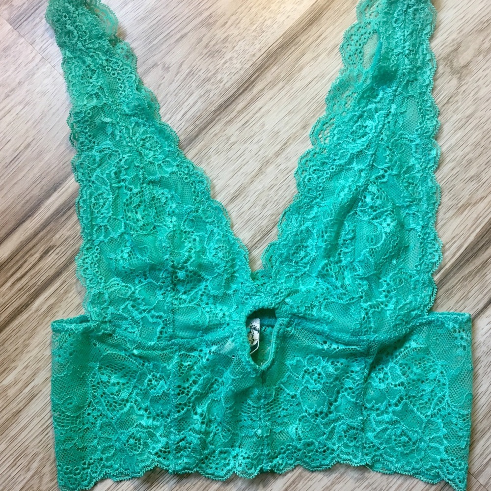 Free people all over soft lace bralette